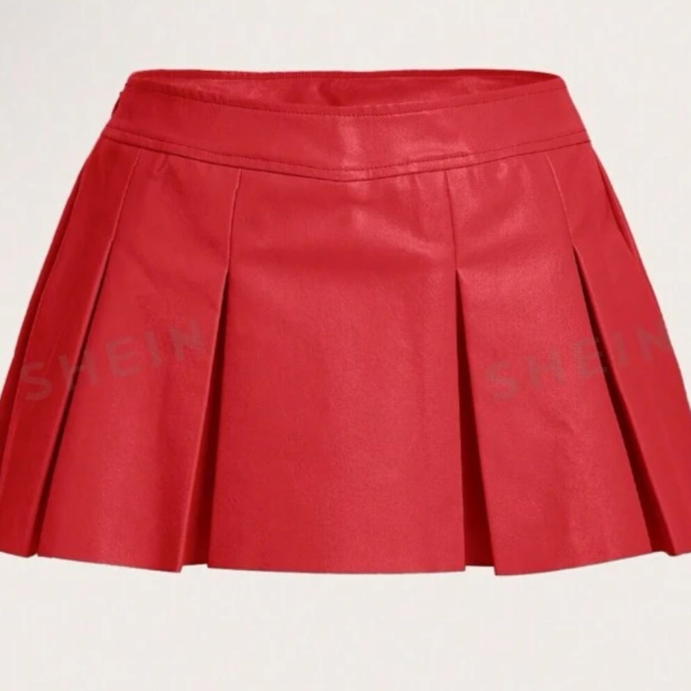 PU Leather Skirt